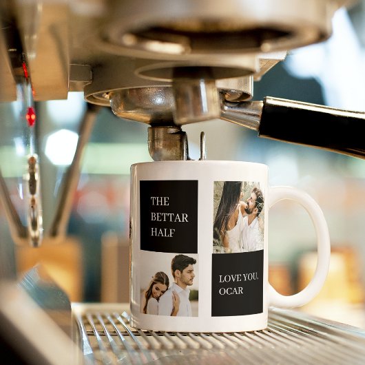 Collage Couple Foto | Valentijn Cadeau Mok