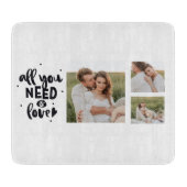 Collage Couple Photo en alles wat u nodig hebt is  Snijplank (Voorkant)