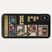Collage Couple Photo & Lovely Romantic Quote Case-Mate iPhone Case (Achterkant (horizontaal))