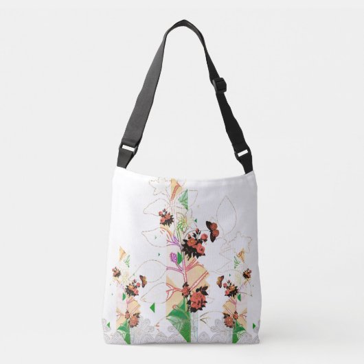 Collage crossbody tas (Voorkant)