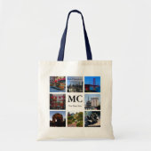 Collage d'attractions de San Francisco Sac fourre- (Devant)