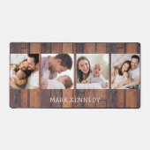 Collage de 4 photos personnalisées Rustic Pallet W (Recto)