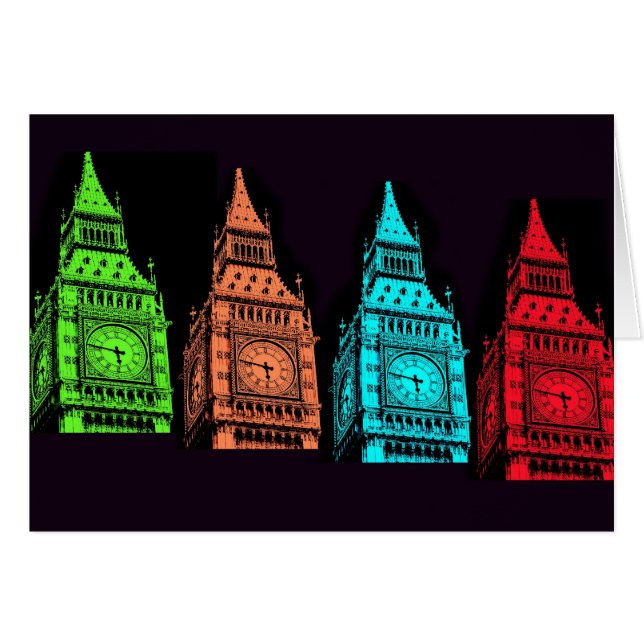 Collage de Big Ben (Devant horizontal)