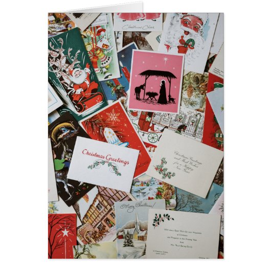 Collage de cartes de Noël (Devant)