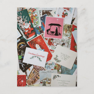 Collage de cartes de Noël