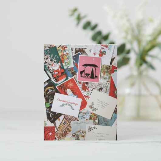 Collage de cartes de Noël (Debout devant)