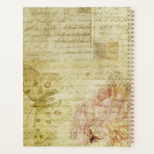 Collage de chats et papillons (Dos)