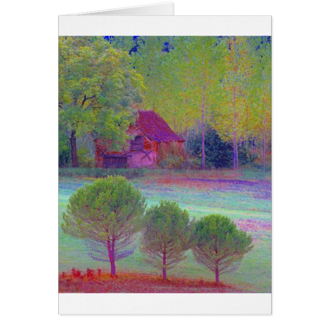 Collage de couleur de Dordogne (Devant)