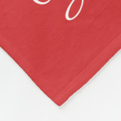 Collage de couverture photo personnalisable rouge (Coin)