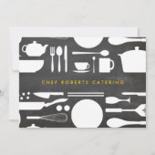 Collage de cuisine sur le Carte pour notes Arrière (Devant)