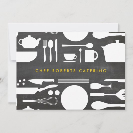 Collage de cuisine sur le Carte pour notes Arrière (Devant)