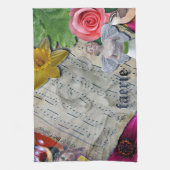 Collage de fées, serviette de cuisine, (Vertical)