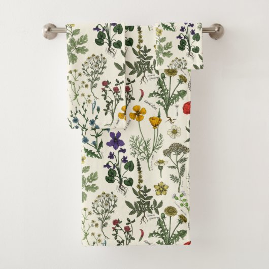 Collage de fleurs sauvages (En situation)