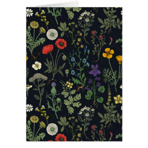 Collage de fleurs sauvages