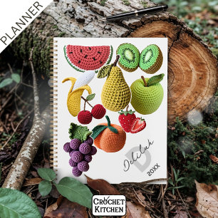 Collage de fruits Artistic Rainbow Crochet tendanc