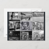Collage de la carte postale de New York (Devant / Derrière)