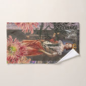 Collage de la déesse céleste Vierge : Céleste vint (Serviette à main)