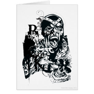 Collage de la main noire et du crâne