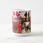 Collage de l'amour Mug magique (Centre)