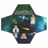 Collage de l'astronaute amusant personnalisé (Plat)