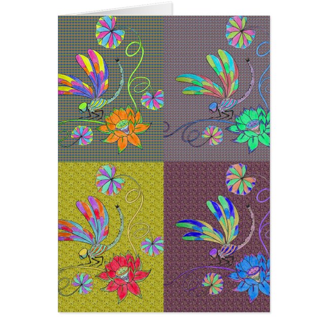 Collage de libellules (Devant)