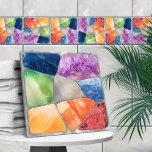 Collage de mosaïque de pierres précieuses<br><div class="desc">Collage de mosaïque de pierres précieuses</div>