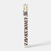 Collage de mots de typographie multilingue au choc (Côté gauche)