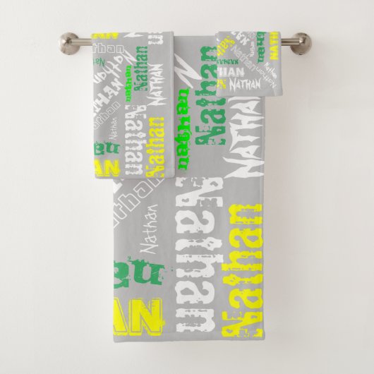 Collage de nom cool Typographie moderne personnali (En situation)