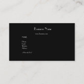 Collage de perles cartes de visite Élégants (Dos)