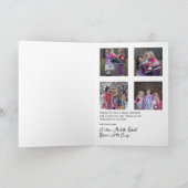 Collage de photo de famille de Noël Carte de vacan (Intérieur)