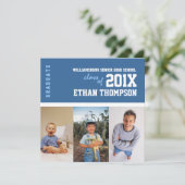 Collage de photo du faire-part 3 d'obtention du (Debout devant)