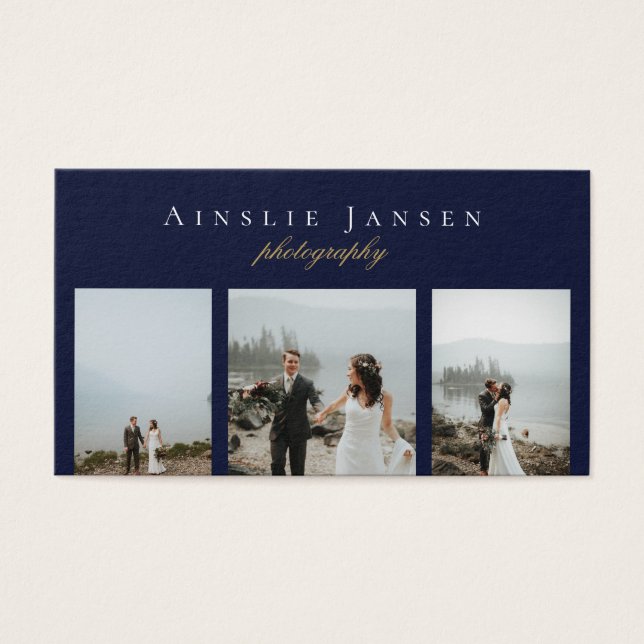 Collage de photographe minimaliste moderne (Devant)