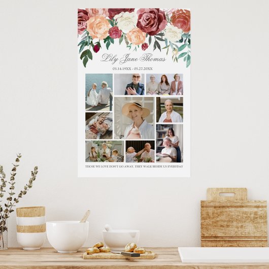 Collage de photos commémoratives Affiche de sympat (Cuisine)