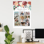 Collage de photos commémoratives Affiche de sympat (Bureau à domicile)