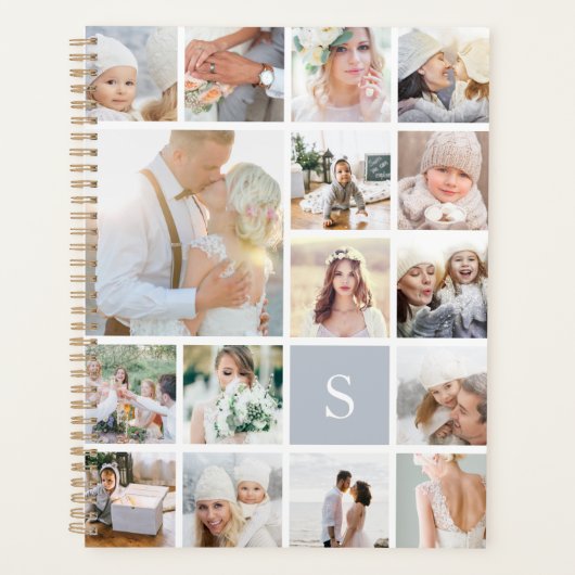 Collage de photos de brouillard gris (Devant)