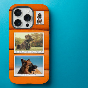 Collage de photos de compagnie personnalisé Orange