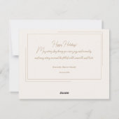 Collage de photos de crème Nouvelle année Carte de (Dos)