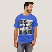 Collage de photos de diplôme T-shirt personnalisé (Devant entier)