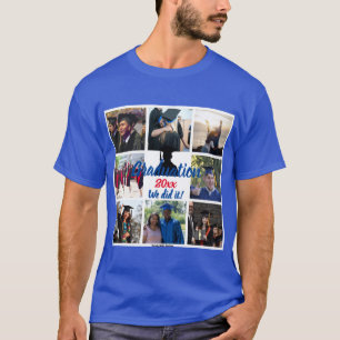 Collage de photos de diplôme T-shirt personnalisé