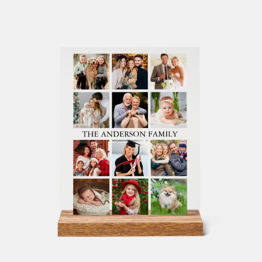 Collage de photos de famille (Recto)