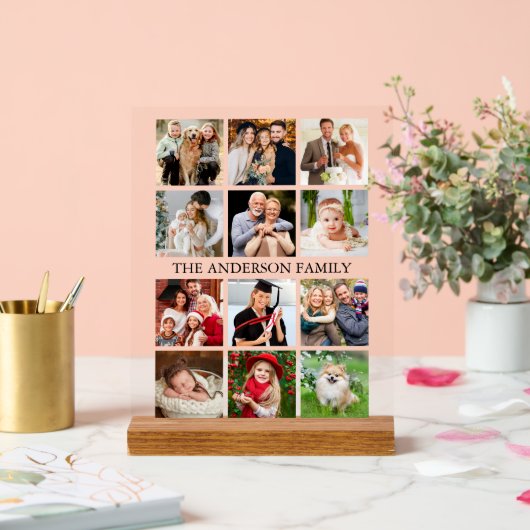 Collage de photos de famille (Mariage)