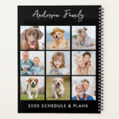 Collage de photos de famille Nom personnalisé 2023 (Dos)