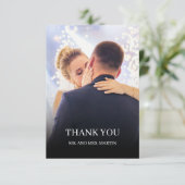 Collage de photos de mariage romantique Merci (Debout devant)