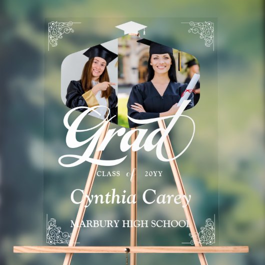 Collage de photos de remise de diplômes (Neutre)