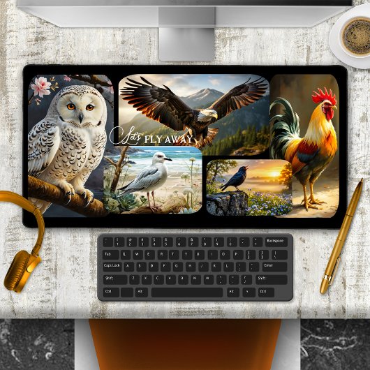 Collage de photos d'oiseaux mignons Faune