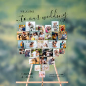 Collage de photos du coeur 29 Mariage de photos Bi (Neutre)