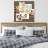Collage de photos familiales Cadre en bois toile B (Insitu(Chambre))