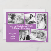 Collage de photos familiales Carte de vacances de  (Devant)