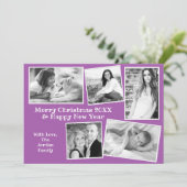 Collage de photos familiales Carte de vacances de  (Debout devant)