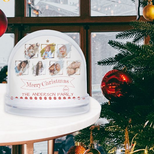 Collage de photos familiales Keepsaké Joyeux Noël